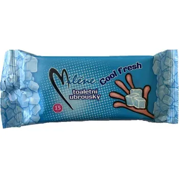Vlhčený ubrousek Miléne Cool fresh vlhčené ubrousky 15ks