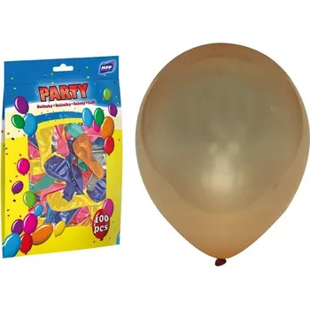 Balónek MFP Balónek nafukovací 23 cm - metalický / 100 ks 81803