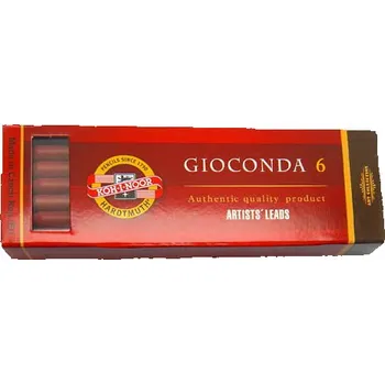 Koh-i-noor Umělecké uhly - umělý uhel 4373 / hnědočervená / 6 ks 404096