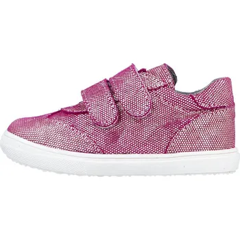 Dívčí polobotky Jonap kožené boty 053 SV růžová hadí lesk Velikost: 28