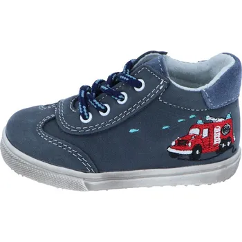 Dívčí polobotky Jonap kožené boty 011 M modrá hasič Velikost: 21