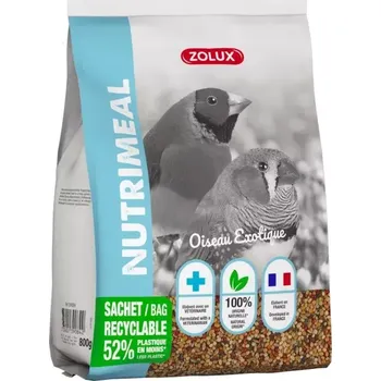 Krmivo pro ptáka Zolux Krmivo pro exotické ptáky NUTRIMEAL 800g