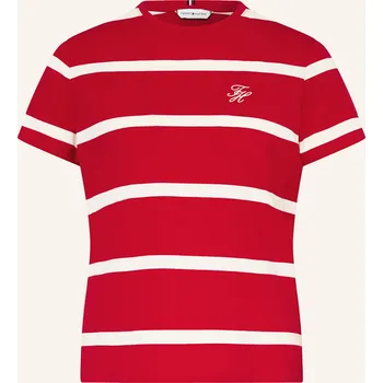 Dámské tričko Tommy Hilfiger Dámské Tričko, červená / bílá, 34