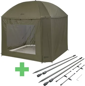 Deštník MIVARDI - Deštník Session Umbrella XL + Sada stabilizačních tyčí Hardcore Session Umbrella XL