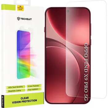 Techsuit Clear Vision Glass pro Oppo Find X9 Pro transparentní