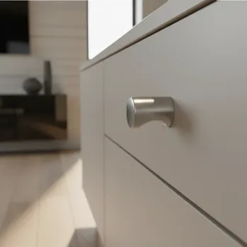 Nábytkové kování Interex Knopka LIVIA / Kartáčovaný nikl