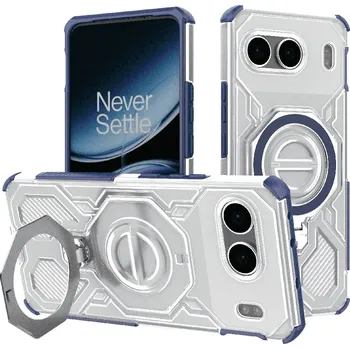 Pouzdro na mobilní telefon Pouzdro Techsuit Carbon Shield PRO pro OnePlus Nord 4 modré průhledné