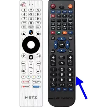 Metz 32MTE7000Z dálkový ovladač náhradní