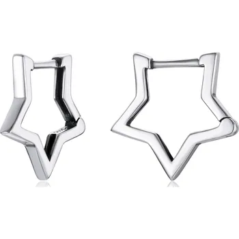Náušnice Elenys stříbrné náušnice Hvězdné kroužky