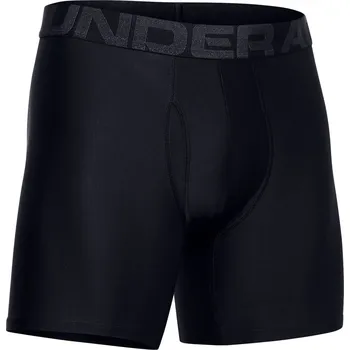 Pánská móda Pánské boxerky Under Armour TECH 6IN 2 PACK černé 1363619-001 - L | UK 12 | US 13