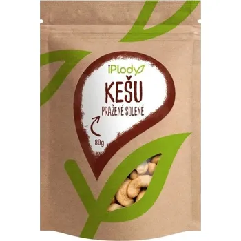 iPlody Kešu ořechy pražené, solené 100g