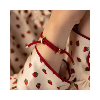 Náramek Lilou Náramek 0001R Zlatá OS