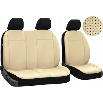 Potah sedadla KOŽENÉ POTAHY NA MÍRU PRO SEDADLA DO Peugeot Partner III 2+1 (Dvoudílná lavice + sedadlo)