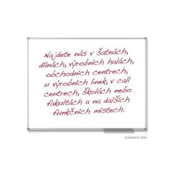 Kancelářský nábytek Nobo ocelová magnetická tabule N:Board Essence Steel 1500x1000mm