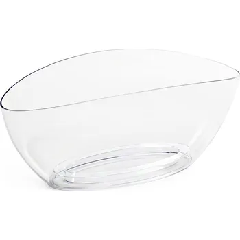 Květináč Květináč plast průhledný Lamela 35 cm x 15 x 15 cm