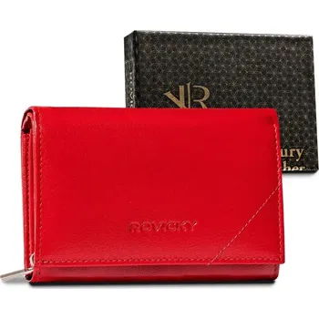 Rovicky dámská peněženka z pravé kůže červená