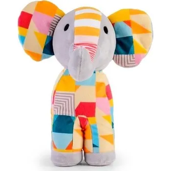 plyšák BAREVNÁ SENZORICKÁ PLYŠOVÁ HRAČKA SLŮNĚ SLON PLYŠOVÝ PLYŠOVÝ MAZLÍČEK PŘÍTULNÍČEK SE STUŽKAMI