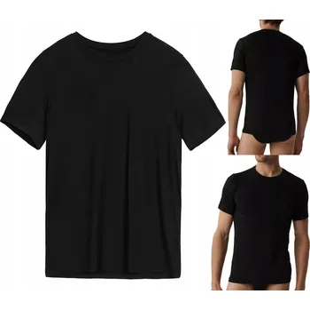 Atlantic tílko Tričko BMV 050 černé kulatý krátký rukáv černé velikost M