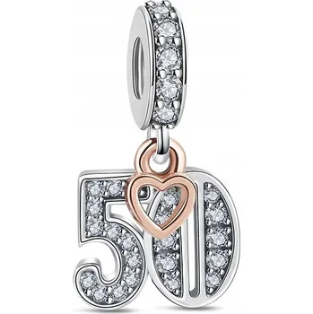 Přívěsek Přívěsek Stříbro 925, Charms , narozeniny 50