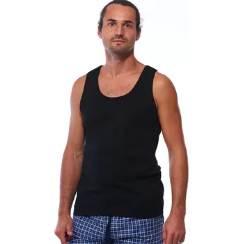 Pánské pyžamo Pánské tílko černé 1P1780 černá xxl