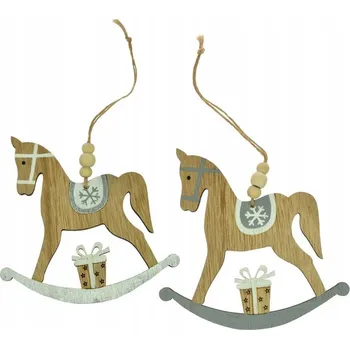 Obraz Dřevěná ozdoba - houpací koník