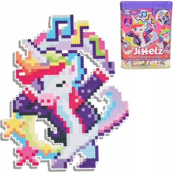 Puzzle Jixelz Pixelové Puzzle Fat Brain Toy Rozjivení Přátelé Puzzle 1250 dílků