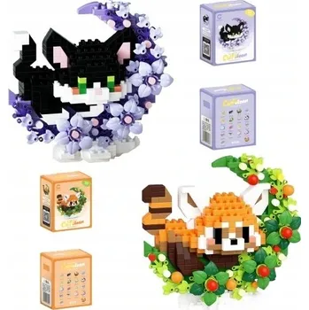 ostatní stavebnice Zvířátka MINI SADA KOSTEK DÁREK STAVEBNICE STAVEBNICE dvoudílná sada