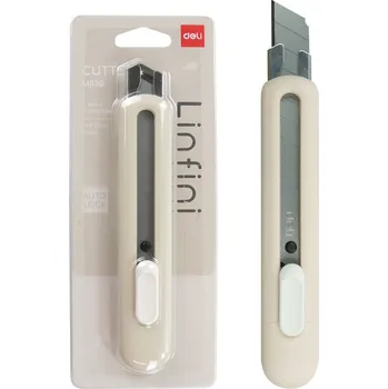 Pracovní nůž Nůž odlamovací Deli Linfini EM530, 170mm, krémový