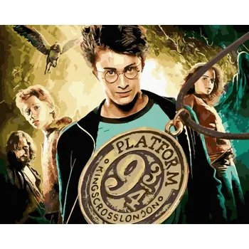 Malování Podle Čísel s rámem Sada Obrázek Harry Potter a vězeň z Azkabanu 40x50cm