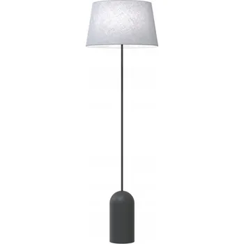 Stojací lampa Stojací lampa PEARL LP1 GRAY klasická, stínidlo, černá, šedá