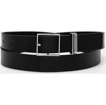 Opasek Kožený pásek Calvin Klein K60K612866 černá 99X, vel. 90