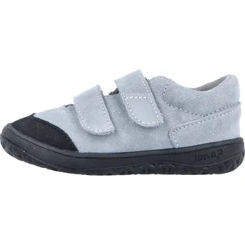 Dívčí polobotky Jonap barefoot boty B22SV SLIM světle šedá Velikost: 28