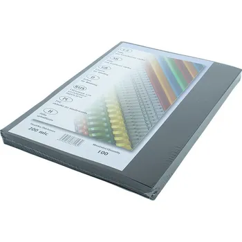 Vazač Classic Desky pro kroužkovou vazbu přední strana - A4 / kouřová / 100 ks 32091