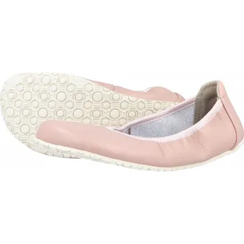 Dívčí polobotky Jonap Jampi Sisi barefoot balerínky kožené pleťová Velikost: 41