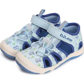 Chlapecké sandály DDstep Sportovní sandálky D.D.step G065-41329B Sky Blue Velikost: 29