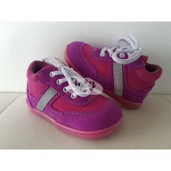 Dívčí polobotky Jonap kožené boty 051S light fialovorůžová Velikost: 24