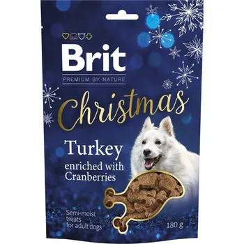 Volný čas Brit Care Brit Premium by Nature Christmas Semi-moist Treats, 180 g