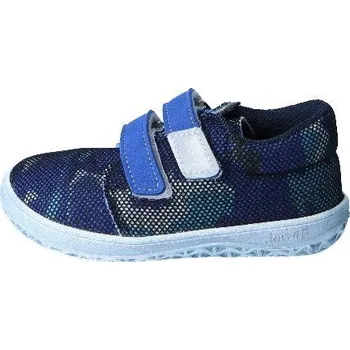Chlapecké tenisky Jonap barefoot boty B7 V SLIM modrá maskáč Velikost: 20