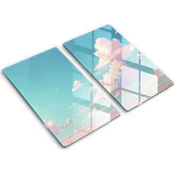 Obraz Krájecí deska Wallfluent sklo 2 ks