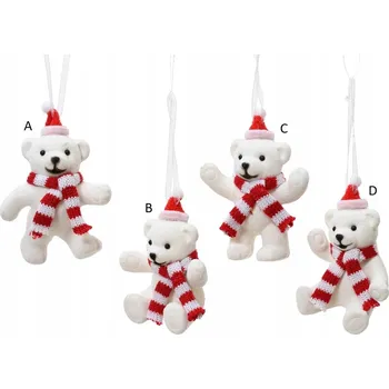 Vánoční dekorace Ozdobné ozdoby ve tvaru Vánoční Baňky 9,5 cm 1 ks