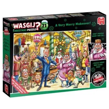 Puzzle JUMBO Puzzle WASGIJ Christmas 21: Veselé vánoční proměny! 2x1000 dílků