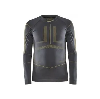 Pánské termoprádlo CRAFT Active Intensity LS M šedá 1907933-985549 S; Šedá triko + DÁREK DLE VÝBĚRU!