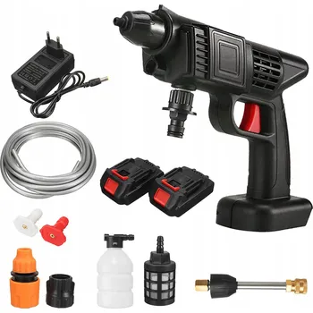 Vysokotlaký čistič MOCNA MYJKA CIŚNIENIOWA AKUMULATOROWA 60BAR KOMPLET