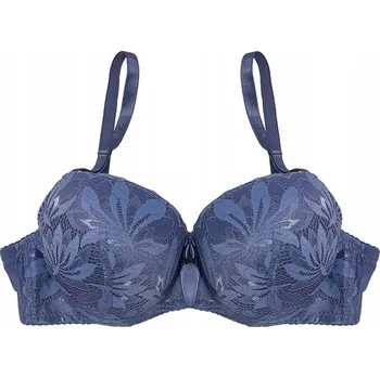 Dámské oblečení 6057B TMAVĚ MODRÁ DÁMSKÁ PODPRSENKA 36/80