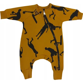 Kojenecký overall Pajáček vel. 68 chlapecký bavlněný, rozepínací, 3-6 m