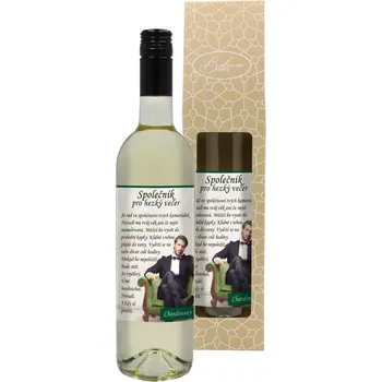 Víno Mediabox spol. s r.o. Dárkové víno - Společník pro hezký večer Chardonnay 0,75 750 ml