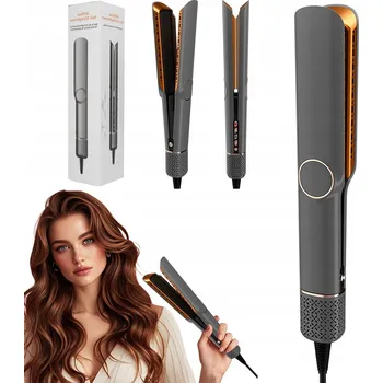 Žehlička na vlasy ŽEHLIČKA NA VLASY A FÉN NA VLASY 2 V 1 1300W PROFESIONÁLNÍ ŽEHLENÍ