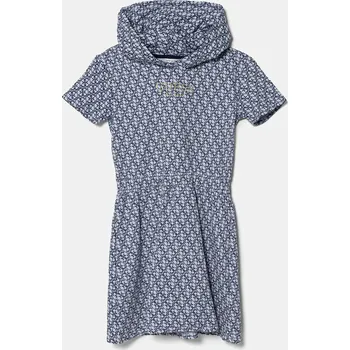 Dámské oblečení Dětské bavlněné šaty Guess J5RK32.KA6R4.PPYA modrá 55X, vel. 125-135