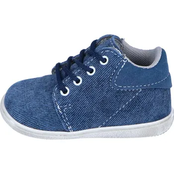 Capáčky Jonap kožené capáčky KID modrá jeans Velikost: 18