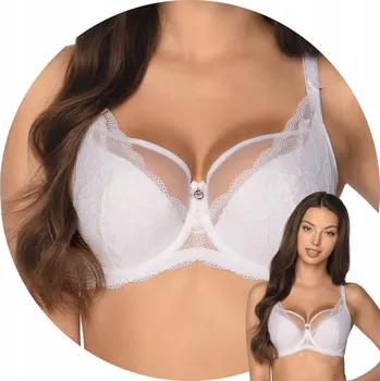 Podprsenka Gaia podprsenka s polovyztuženými košíčky bílá velikost 85B